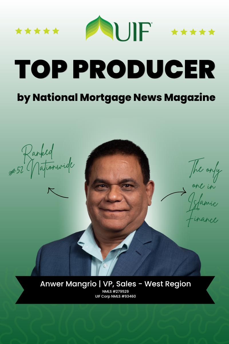 Anwer Mangrio - NMLS 279529 - Top Producer by National Mortgage News Magazine